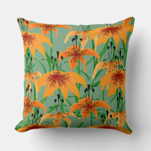 Almofada Tiger Lily Travesseiro decorativo