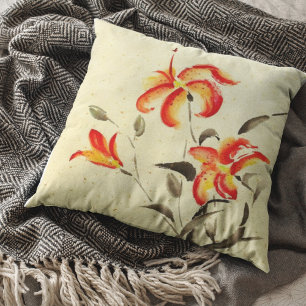 Almofada Tiger Lily - Vermelho