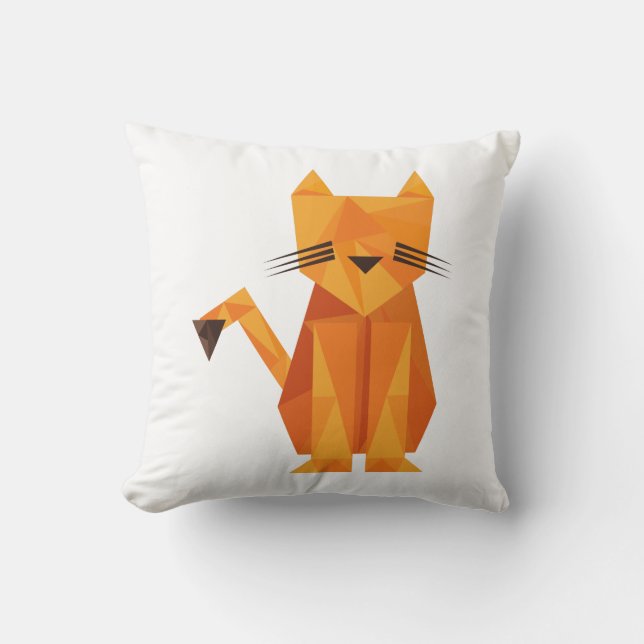Almofada Tiger Oragami (Frente)