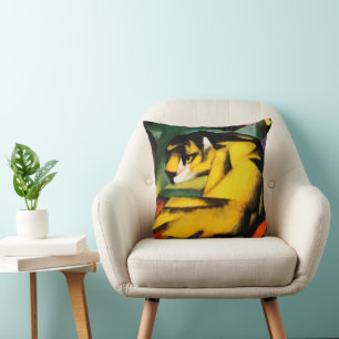Almofada Tiger pintura de Franz Marc
