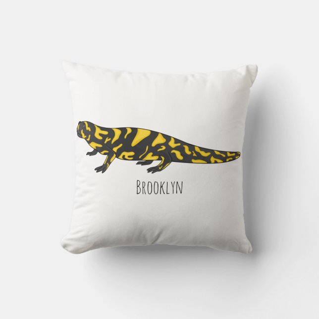 Almofada Tiger salamander cartoon (Frente)