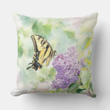 "Tiger Swallowtail em Lilás"