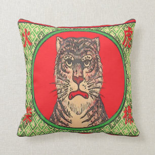 Almofada Tiger, Vintage, Arte Japonesa