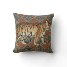 Tiger Wild African Rustic Modern Vintage