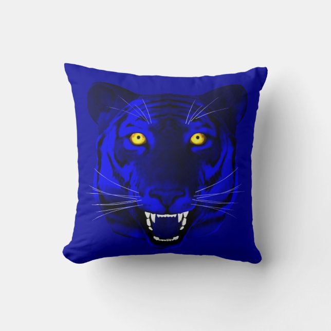 Almofada Tigre Azul (Frente)