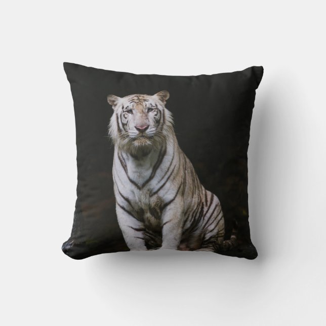 ALMOFADA TIGRE BRANCA (Frente)