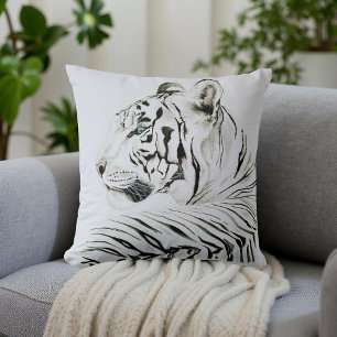 Almofada Tigre Branco