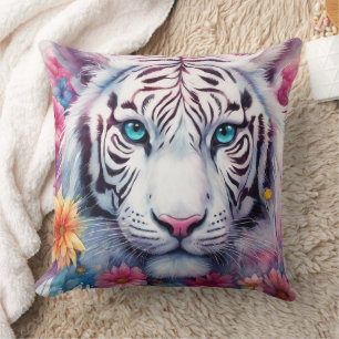 Almofada Tigre Branco - Travesseiro