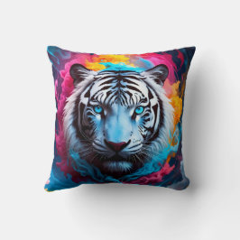 Almofada Tigre com aspecto místico e etéreo