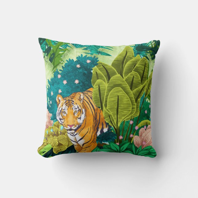 Almofada Tigre da Selva (Frente)