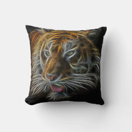 Almofada Tigre Neon Abstrato