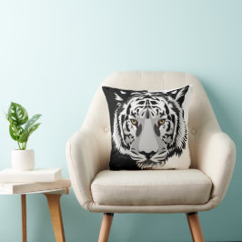 Almofada Tigre Preto e Branco