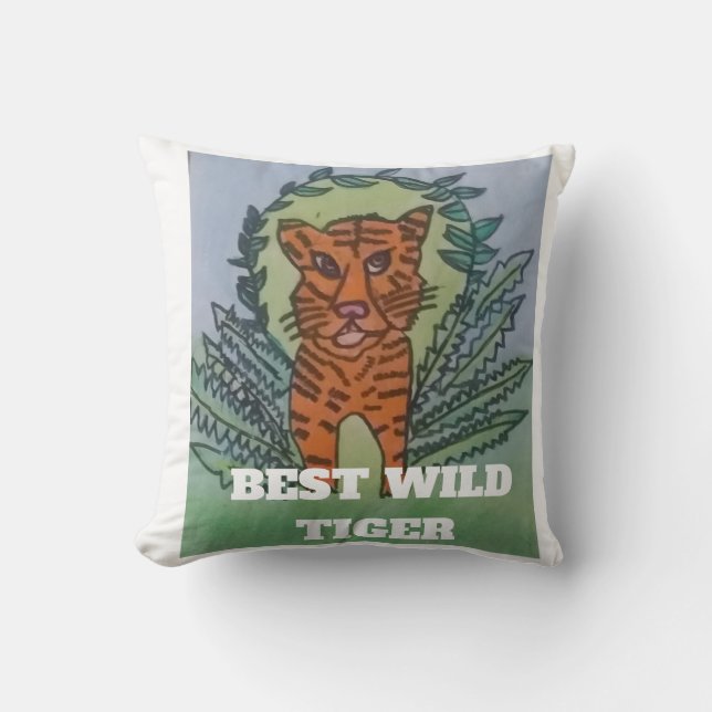 Almofada Tigre Selvagem (Frente)