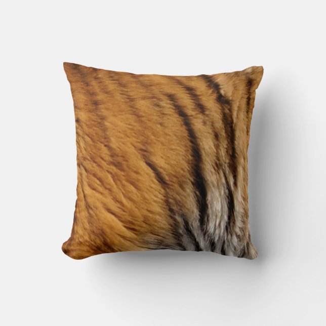 Almofada Tigre-Stripes-Big Cat Wildlife (Frente)