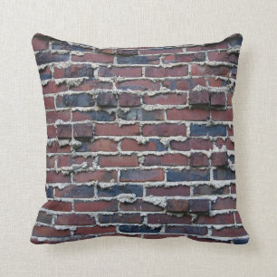 Almofada Tijolo de clinquer com o travesseiro decorativo