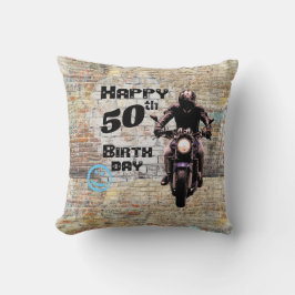 Almofada Tijolo Personalizado de Parede de Grunge Industria