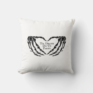 Almofada Til Death - Skeleton Heart Mãos