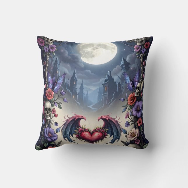 Almofada Till Death & Moonlight Bind Us.  (Verso)