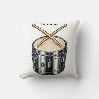 Almofada Timbale Tambor & Percussão de Paus Cruzados Música