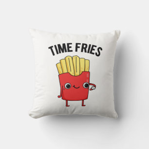 Almofada Time Fries Engraçados Fries Franceses
