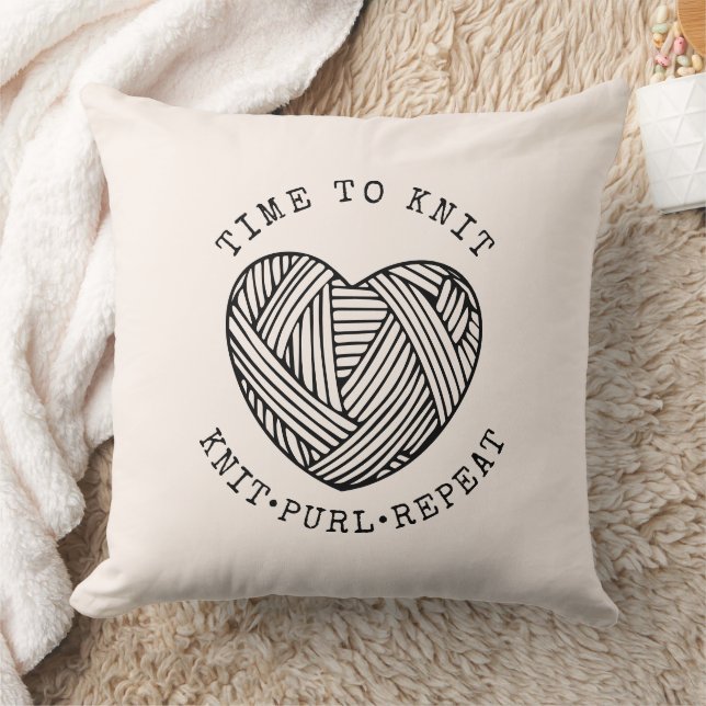 Almofada Time to Knit Blush Pink (Cobertor)