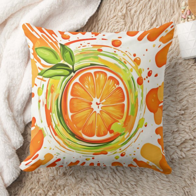 Almofada Tinta de Laranja (Cobertor)