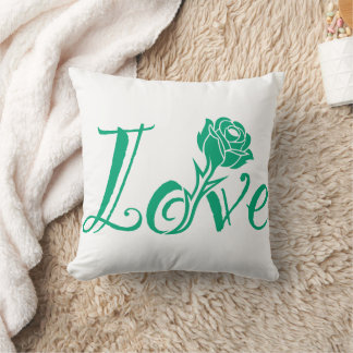 Almofada Tipografia Conhece A Natureza: A Rosa do Amor