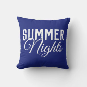 Almofada Tipografia das noites de verão