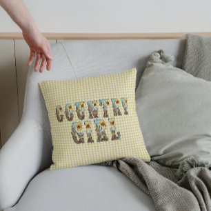 Almofada Tipografia de Country Girls