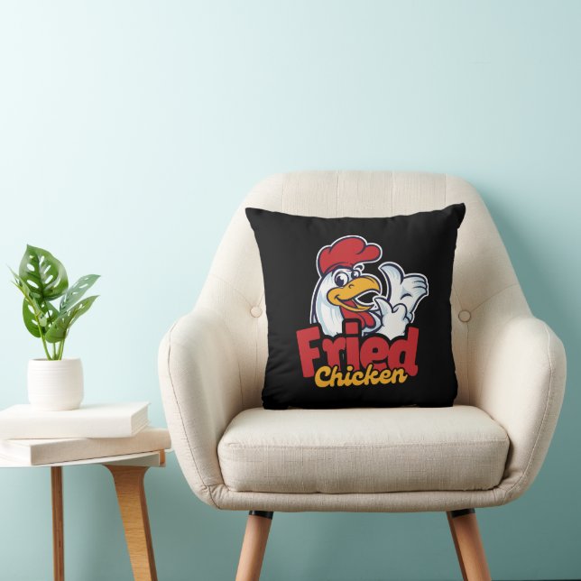 Almofada Tipografia de frango (Cadeira)