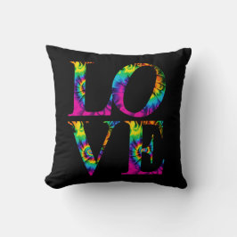 Almofada Tipografia de Tie Dye