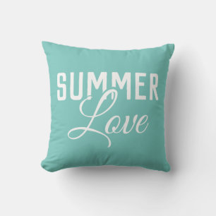 Almofada Tipografia do amor de verão