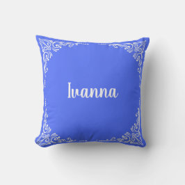 Almofada Tipografia Moderna Elegante Personalizada Nome
