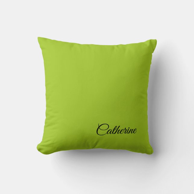 Almofada Tipografia Moderna Elegante Personalizada Nome (Frente)