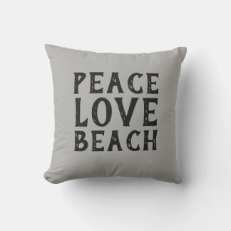 Almofada tipografia PAZ AMOR PRAIA |
