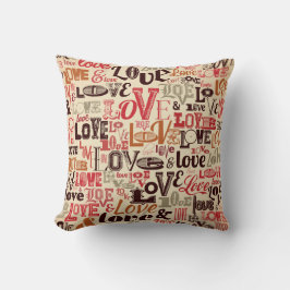 Almofada Tipografia Vintage Love