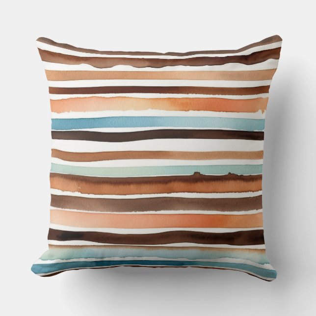 Almofada Tiras de palha de chocolate (Frente)