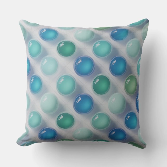 Almofada Tirta Glass Dome 3D Batik Motif (Frente)