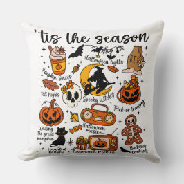 Almofada Tis the Season Halloween Doodles – Cute Spooky 