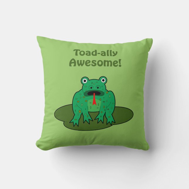 Almofada Toad-ally Incrível (Frente)