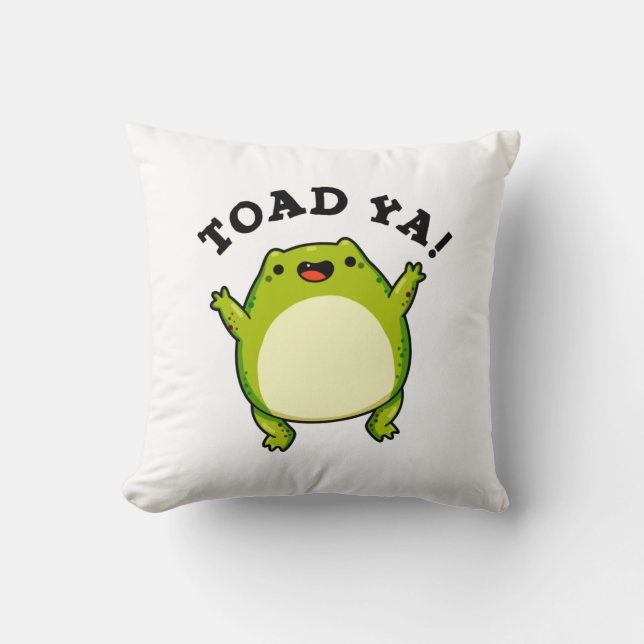 Almofada Toad Ya Engraçado Sapo Pun (Frente)