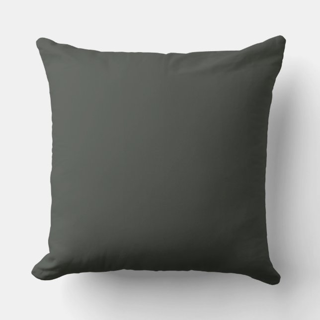 Almofada Tobacco Solid Color Throw Pillow (Frente)
