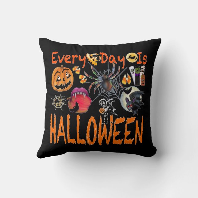 Almofada Todo Dia É Halloween (Verso)