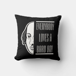 Almofada Todo Mundo Adora Um Bard Boy Shakespeare Thespian