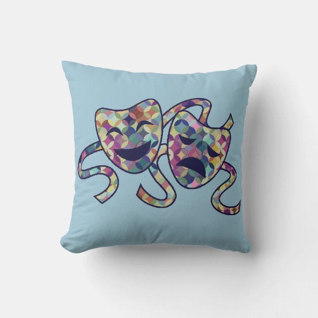 Almofada Todo o mundo é um palco... (Frente)