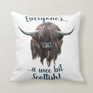 Almofada Todos é um Scottish pequenino do bocado, vaca das