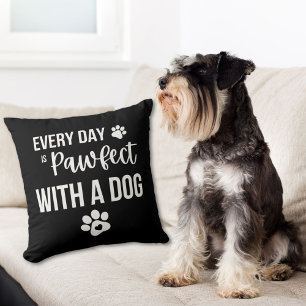 Almofada Todos Os Dias É Pawfect Com Um Cão