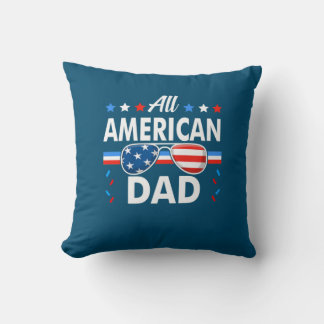 Almofada Todos os Pais Americanos 4 de julho de Combinação