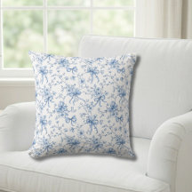 Toile de Flores Azuis Francesas