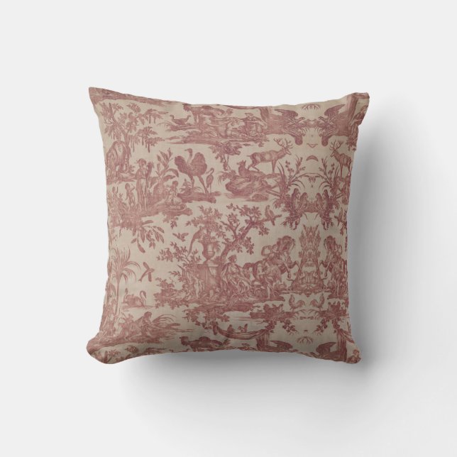 Almofada Toile de jouy Vintage Illustration Cushion (Frente)